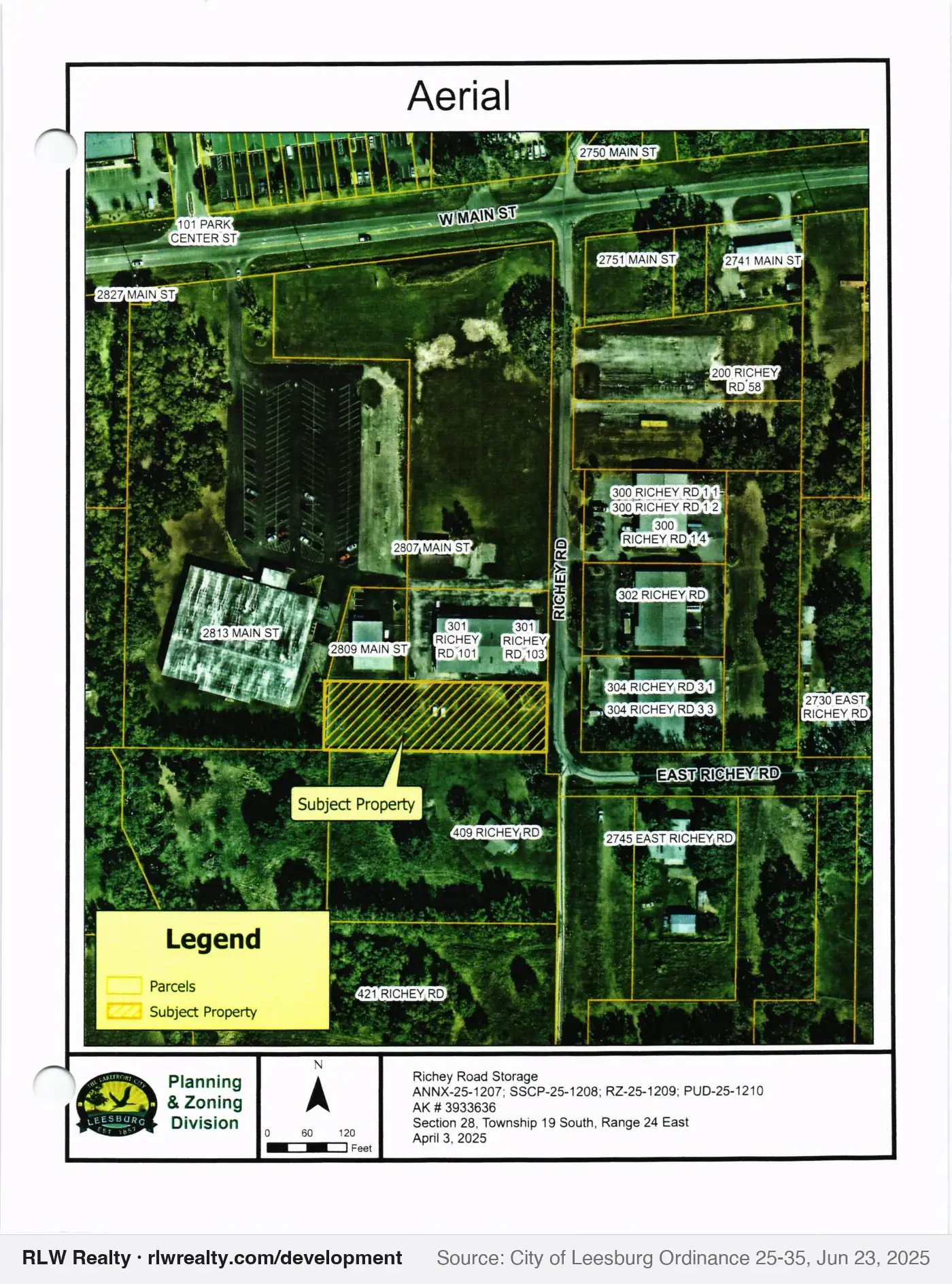 location map for Leesburg annexes 0.81 acres
