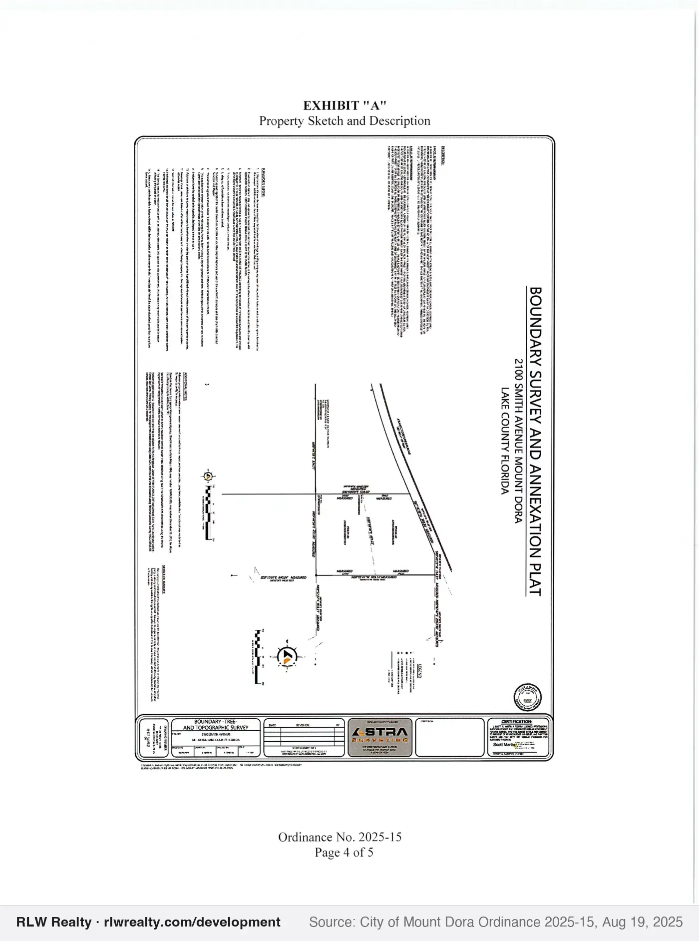 survey for Mount Dora annexes 6.4 acres