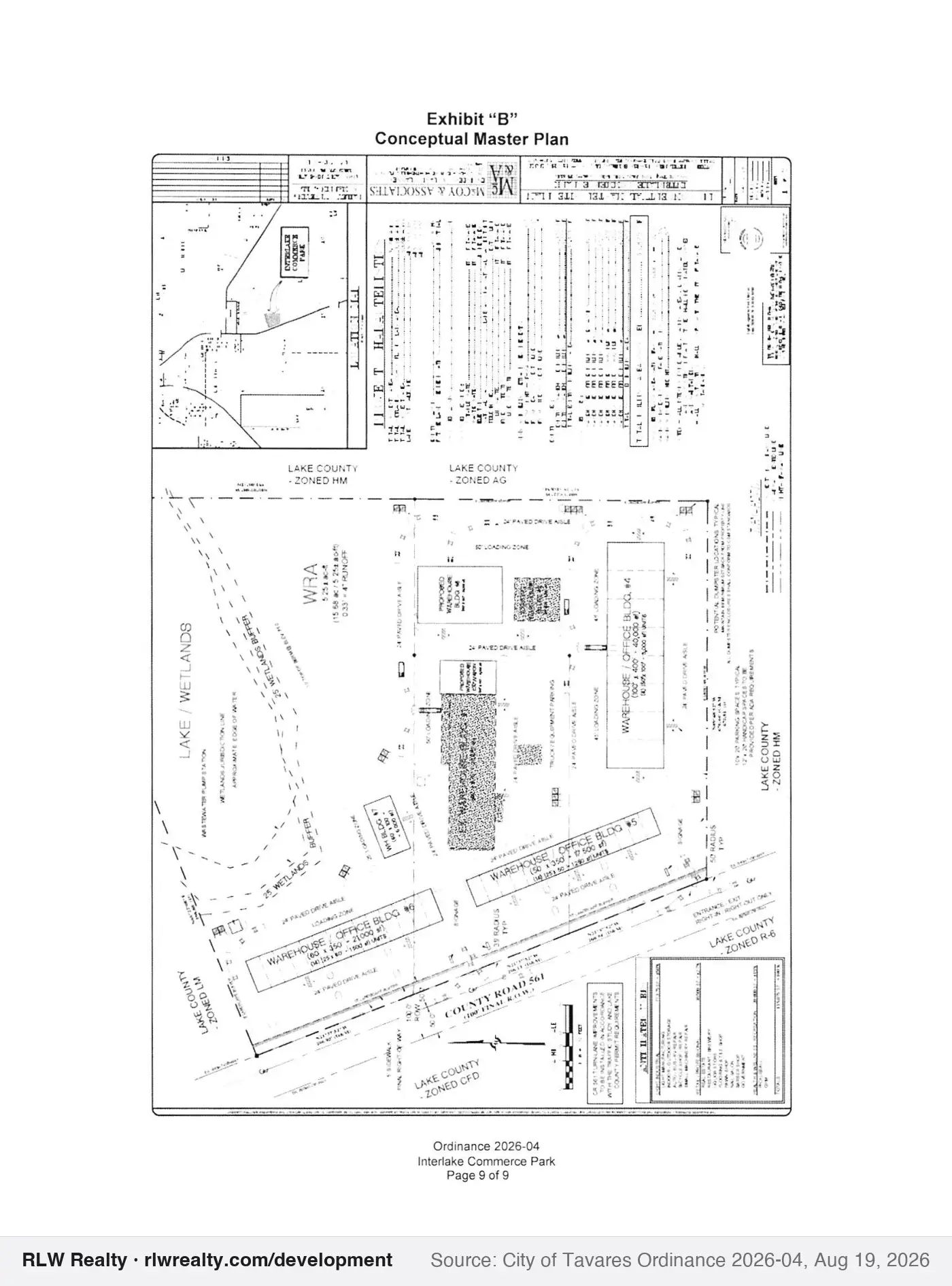 concept plan for Tavares annexes 19.2 acres near Astatula