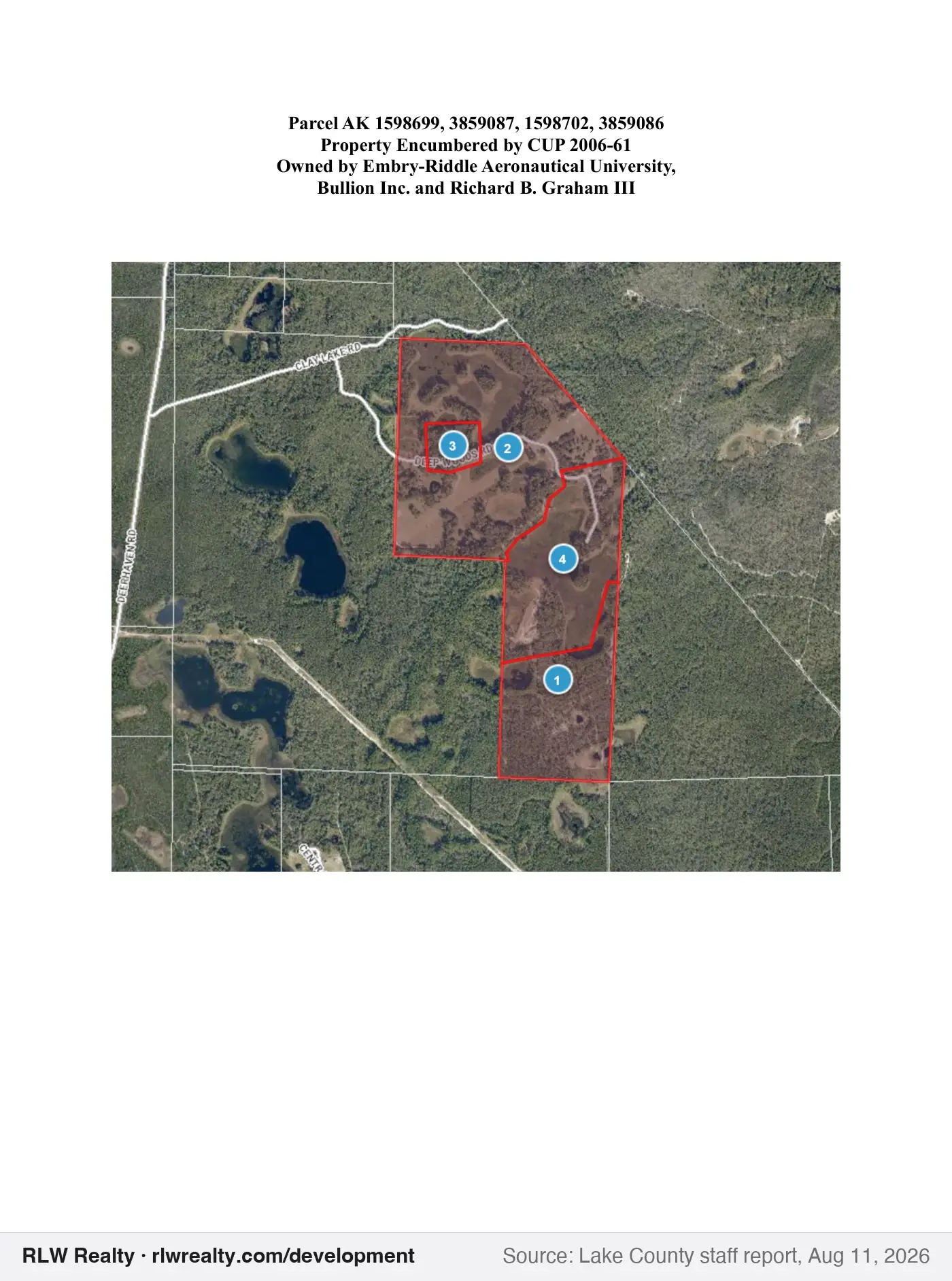 location map for Board discusses reopening Deep Woods Ranch airstrip permit