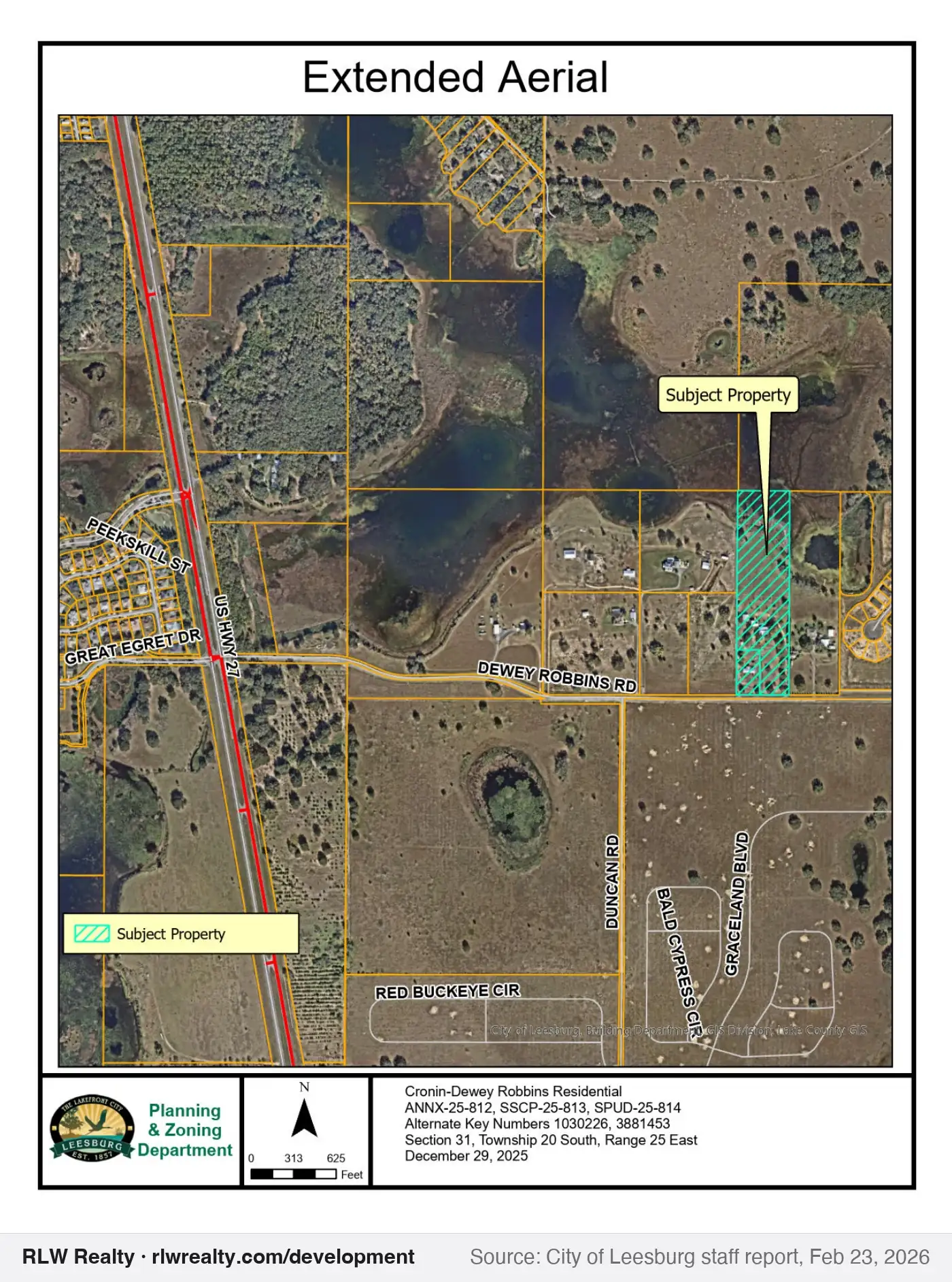 location map for Annexation of 9.26 acres off Dewey Robbins Road withdrawn
